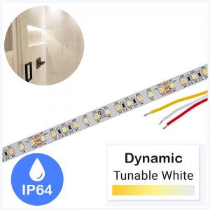 5m Tunable White Weatherproof LED Strip Light - LED Tape Light - IP64 - 12V / 24V