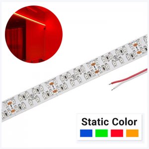 5m Single Color LED Strip Light - Eco Series Tape Light - Dual Row - 24V - IP20