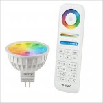 MR16 MiBoxer RGB+Tunable White Smart LED Bulb - 4W - 35W Equivalent - 280 Lumens - Optional RF Remote