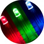 5mm Fast Color Changing LED - T1 3/4 RGB LED w/ 30 Degree Viewing Angle