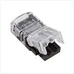 Solderless Clamp On LED Strip Light to Pigtail Adapter - 10mm Single Color Strips - 22-18 AWG - STN10-2PC