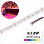 5m RGBW LED Strip Light - 4-in-1 Chip 5050 Color-Changing LED Tape Light - 12V / 24V - IP20