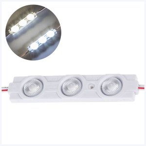 Single Color LED Modules - Linear Module with 3 SMD LEDs - 185 Lumens/Module - 20-Pack / 100-Pack