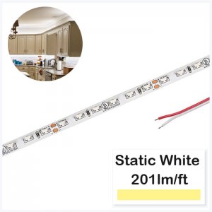 5m White LED Side Emitting Strip Light - 24V - IP20