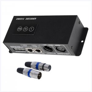 LED DMX 512 Decoder - 8 Amp 3 Channel - Digital Display - DMX2-3CH-8A