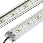 Waterproof Linear LED Light Bar Fixture - 195 lm/ft - 1ft / 2ft