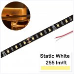 30m Black PCB White LED Strip Light - 90+ CRI Tape Light - 24V - IP20 - Contractor Reel