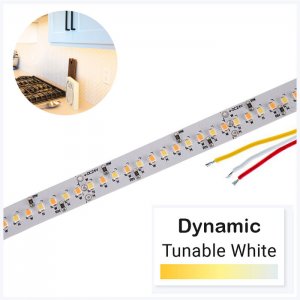 2016 Tunable White LED Strip Light/Tape Light - 24V - IP20 - 511 Lumens/ft - NFLS-VCTH1200