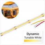 5m Tunable White COB LED Strip Light - COB Series LED Tape Light - 2700K-6500K - IP20 - 24V