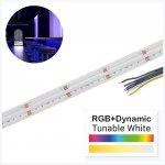 5m RGB+CCT COB LED Strip Light - COB Series LED Tape Light - IP65 - 24V