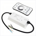 Waterproof 4 Channel Receiver with Single Color Dimming RF Remote - 5 Amps/Channel - DS-CO4-DM