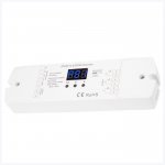 3 Channel LED DMX512 and RDM Decoder - 6A/CH - 12-24V - Digital Display - 72-144W - DS-DMX36