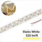 5m White LED Strip Light - Eco Series Tape Light - Dual Row - 24V - IP20