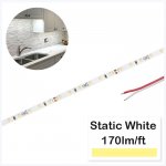 5m White LED Strip Light - Lux Series LED Tape Light - Ultra Narrow - 24V - IP20