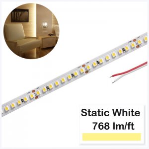 5m Ultra-high 97 CRI LED Strip Light - Lux Tape Light - 24V - Up to 768 lm/ft - Single White - 2700K / 3000K / 3500K / 4000K / 5000K / 6500K