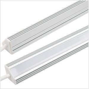 Corner Mount Aluminum LED Light Bar Fixture - 300 lm/ft.