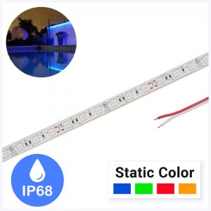 5m Single Color LED Strip Light - Radiant Series LED Tape Light - 24V - IP68 Waterproof