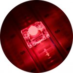 3mm Red High Flux LED - 630 nm - 70 Degree Viewing Angle - 3mm Red High Flux LED