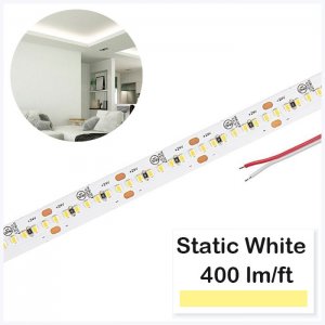 5m White LED Strip Light - Lux Series LED Tape Light - High CRI - 24V - IP20