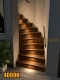 LED Stair Lights LED Stair Lighting LED Step Light Kit SBL-0816, Self-Powered Wireless Panel Switch Control