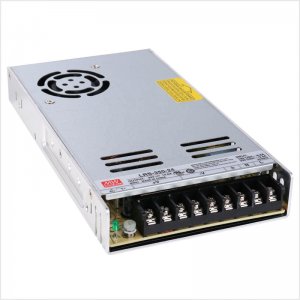 Mean Well LED Switching Power Supply - LRS Series 100-350W Enclosed Power Supply - 24V DC